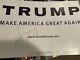 Donald Trump Signed Campain Sign