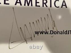 Donald trump signed campain sign