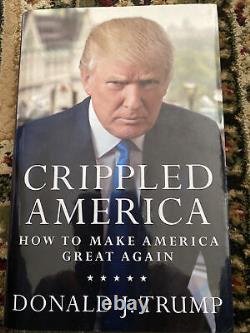 Donald trump signed crippled america book