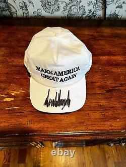 Donald trump signed maga hat