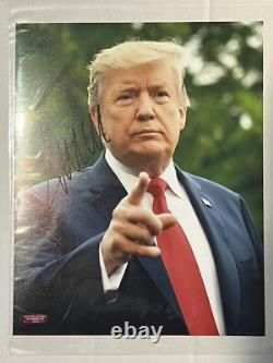 Dondald Trump 45th/47th President signed Photo with COA