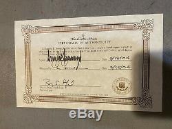 Easton Press How to Get Rich by President Donald Trump SIGNED with COA