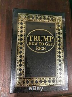 Easton Press How to Get Rich by President Donald Trump Signed Limited Edit