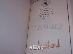 Easton Press Signed HOW TO GET RICH by Donald J. Trump