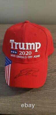 Eric Trump Autographed Signed Make Liberals Cry Again 2020 Hat Donald Jsa Coa