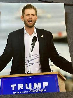 Eric Trump Signed Autographed 8x10 Photo PROOF Rare Future President