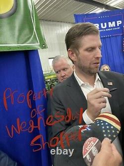 Eric Trump Signed Autographed 8x10 Photo PROOF Rare Future President