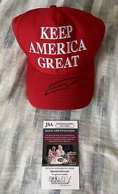 Eric Trump Signed Keep America Great Hat Autographed 2020 Cali-Fame JSA COA