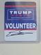 Eric Trump Signed Trump Pence 2020 Volunteer Badge Psa Coa