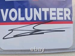 Eric Trump Signed Trump Pence 2020 Volunteer Badge PSA COA