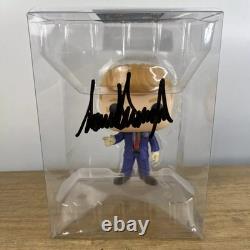 FUNKO POP DOLL Hand Signed by Donald Trump COA 2016 Campaign to the White House