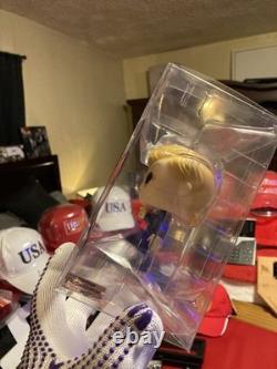 FUNKO POP DOLL Hand Signed by Donald Trump COA 2016 Campaign to the White House