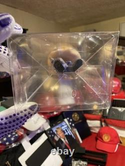 FUNKO POP DOLL Hand Signed by Donald Trump COA 2016 Campaign to the White House