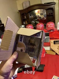 FUNKO POP DOLL Hand Signed by Donald Trump COA 2016 Campaign to the White House