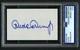 Fred Trump Signed Autograph 2x4 Cut Father Of Donald Trump Psa Slab