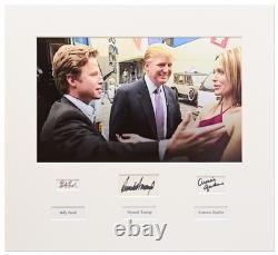 Grab Them by the Puy Donald Trump Signed Access Hollywood Mat with PSA COA