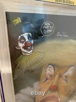 HAHA 1 CGC 9.8 SS Donald Trump Gotham Central Clown VIRGIN Sign & Sketch Parsons