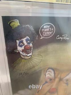 HAHA 1 CGC 9.8 SS Donald Trump Gotham Central Clown VIRGIN Sign & Sketch Parsons