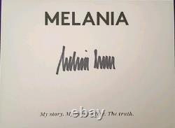 HAND Autographed MELANIA Trump SIGNED Book FLOTUS Memoir BRAND NEW HC DJ Rare