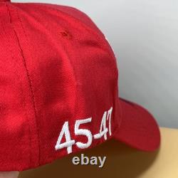 HAND SIGNED DONALD TRUMP MAGA HAT 45-47 USA President Auto Hologram COA