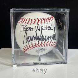 Hand Signed DONALD TRUMP Baseball Best Wishes President Autograph COA HOLOGRAM