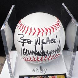 Hand Signed DONALD TRUMP Baseball Best Wishes President Autograph COA HOLOGRAM