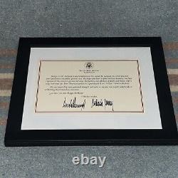 Happy 100th Birthday, historical, DONALD TRUMP Autographed Signed letter