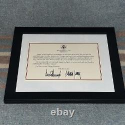 Happy 100th Birthday, historical, DONALD TRUMP Autographed Signed letter