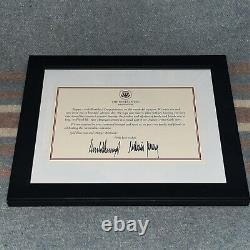 Happy 100th Birthday, historical, DONALD TRUMP Autographed Signed letter