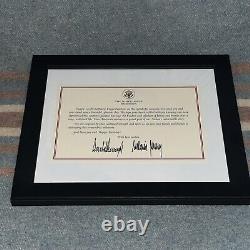 Happy 100th Birthday, historical, DONALD TRUMP Autographed Signed letter