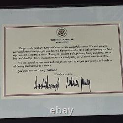 Happy 100th Birthday, historical, DONALD TRUMP Autographed Signed letter