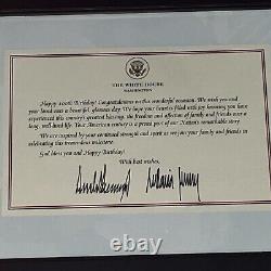 Happy 100th Birthday, historical, DONALD TRUMP Autographed Signed letter