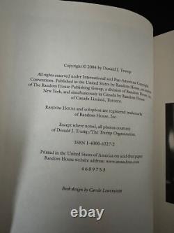 How To Get Rich by Donald J. Trump 45-47th US President AUTOGRAPHED