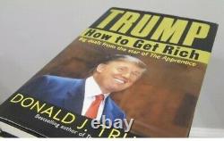 How to Get Rich Donald Trump USA President Signed First Edition Autographed Jim