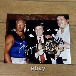 Hulk Hogan & Donald Trump Autographed 8x10 Photo Hand Signed withCOA HOLO