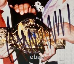 Hulk Hogan & Donald Trump Signed 8x10 Photo with Andre the Giant WWF RARE TSA COA