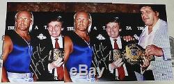 Hulk Hogan Signed 11x14 Photo BAS Beckett COA WWE Auto'd Picture with Donald Trump