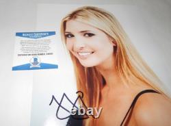 IVANKA TRUMP Signed Autographed 8 x 10 Color Photo Beckett Card and Sticker COA