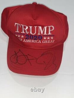 Ivanka Trump & Donald Trump Jr. Signed Keep America Great Hat 2020 Maga Jsa Coa
