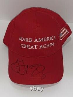 Ivanka Trump Donald Trump Jr. Signed Make America Great Hat 2020 Maga Jsa Coa