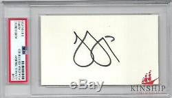 Ivanka Trump signed 3x5 cut PSA DNA Slabbed Auto President Donald Trump C401