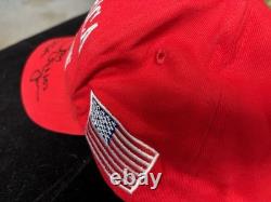 JON BONES JONES Signed MAGA Trump Red Hat BAS Beckett COA Autograph UFC Champ