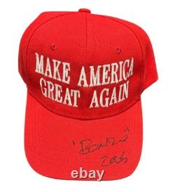 JON BONES JONES Signed Make American Great MAGA HAT Trump UFC White House PSA