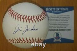 Jim Jordan Signed OMLB Baseball BAS COA #V47989 Congressman Beckett Donald Trump