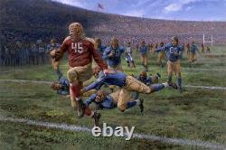 Jon McNaughton ALL-AMERICAN TRUMP 30x45 S/N L/E Canvas Donald Playing Football