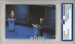 Kamala Harris SIGNED Debate Picture of President Donald Trump PSA DNA COA AUTO