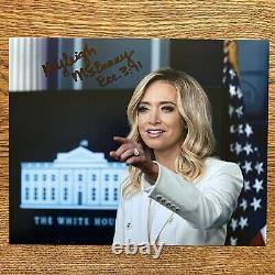 Kayleigh McEnany Signed 8x10 Photo White House Press Secretary Trump Autograph