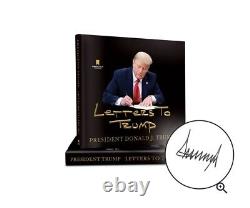 LETTERS TO TRUMP Signed Donald J. Trump Autographed Book MAGA 2023 Pre-Order