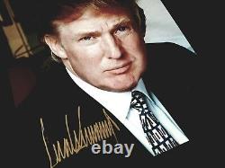 MAGA US President Donald Trump Signed Photo Photograph Document Autograph USA 45