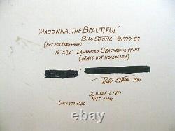 Madonna The Beautiful Given To Donald Trump Signed Bill Stone Cibachrome Print